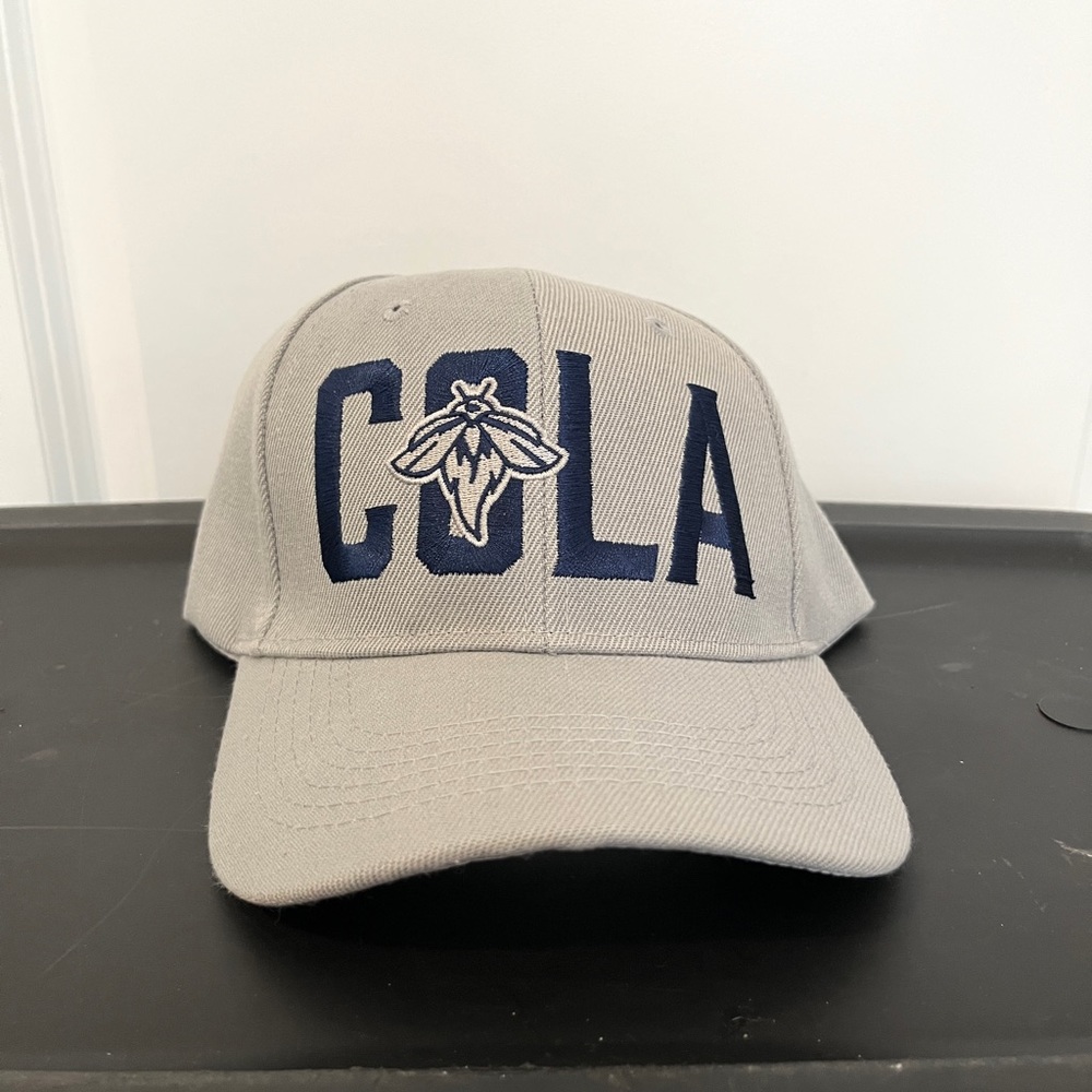 NWT Gray Columbia Fireflies Adjustable Baseball Cap